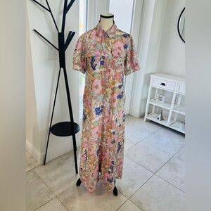 Elegant Floral Maxi Dress